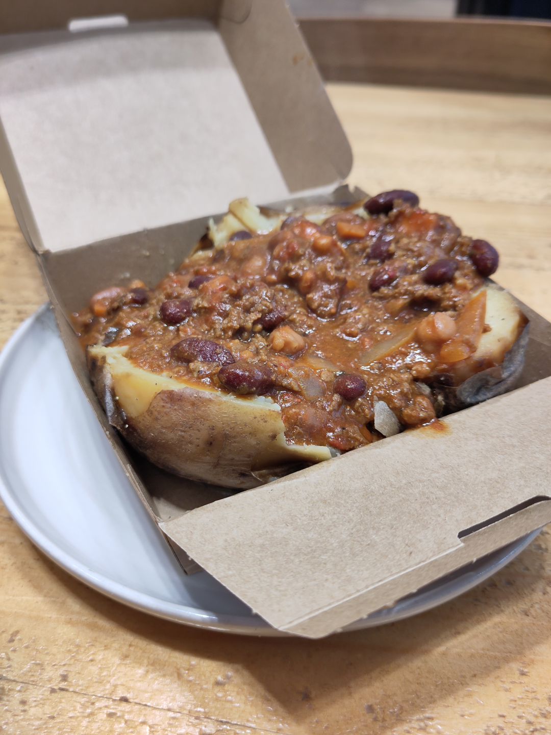 Jacket Potato with Beef Chili