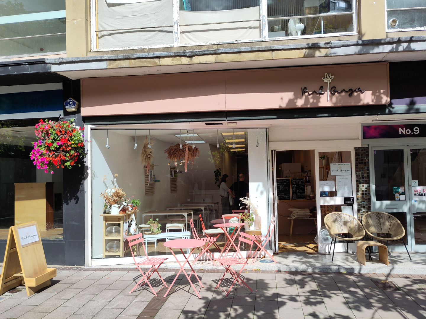 Pink Ginger Flower Café exterior