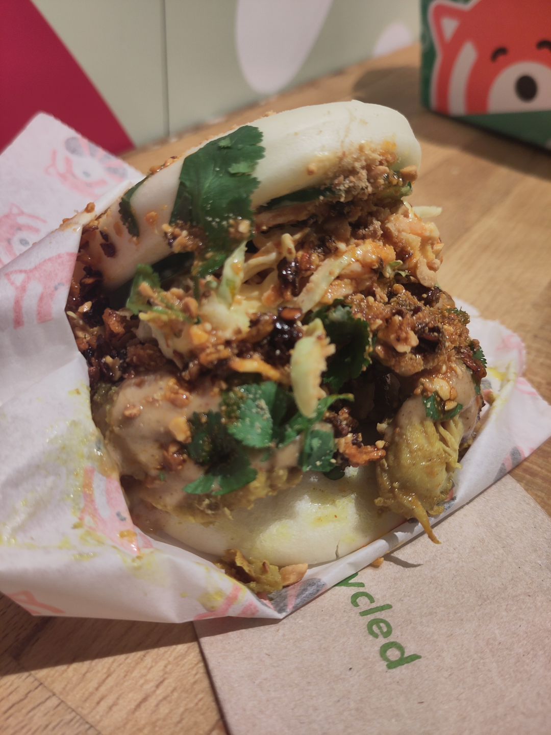 Satay Chicken Bao