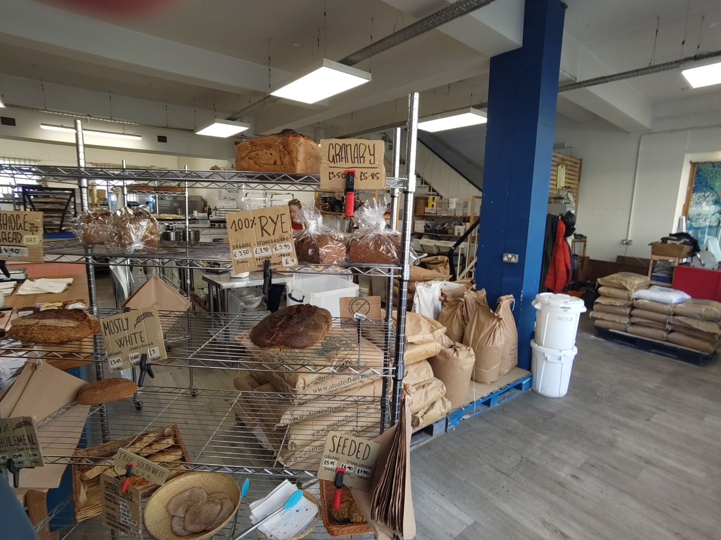 Sidwell Street Bakehouse interior