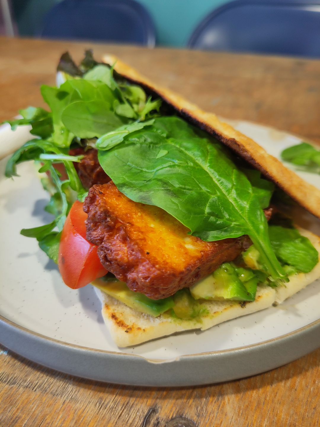 Halloumi and Avocado Focaccia